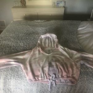 Hollister cropped hoodie